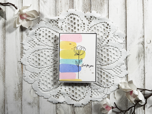 Pastel Floral Miscellaneous Card