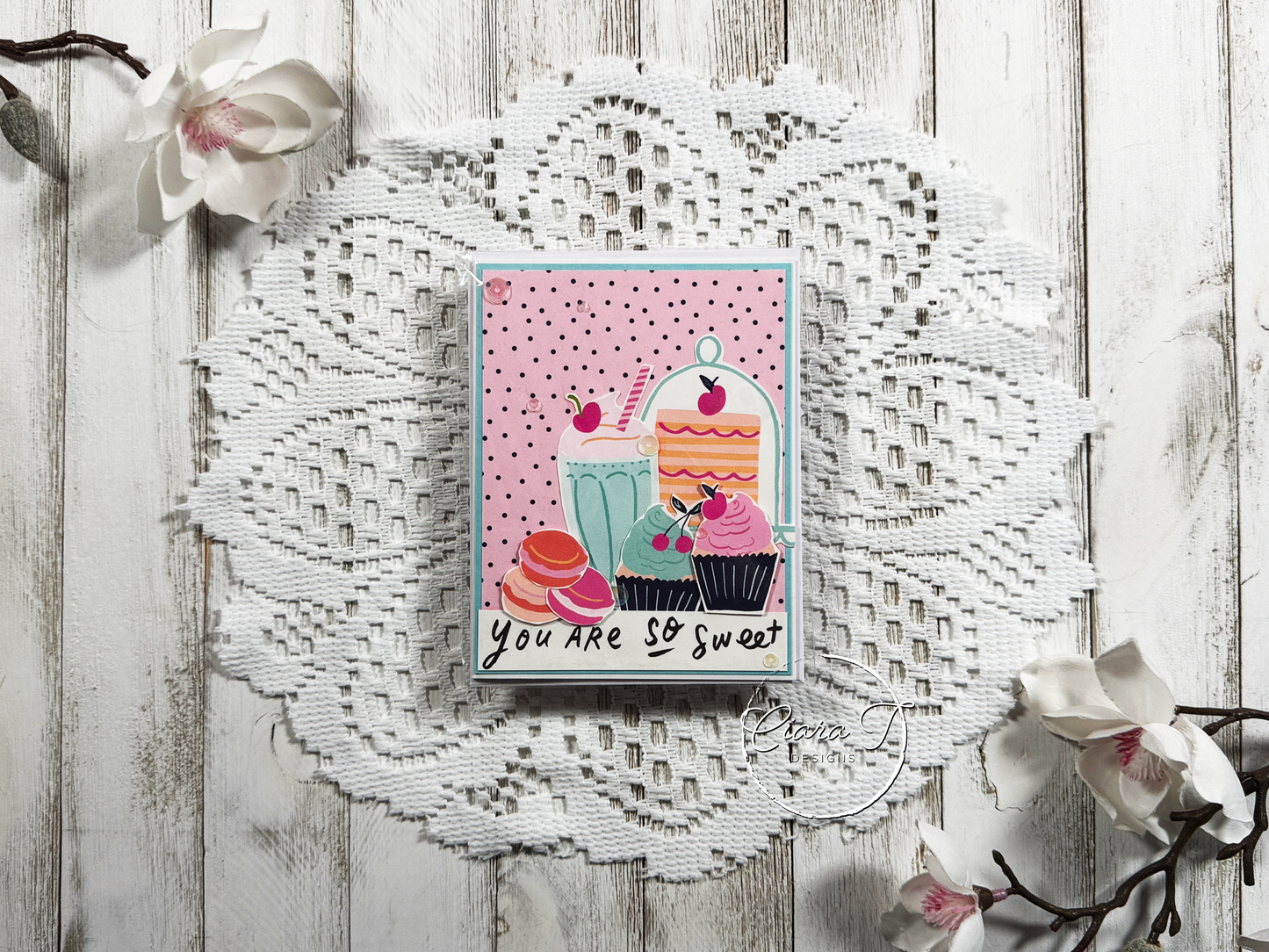 Pattern Paper Valentines Card